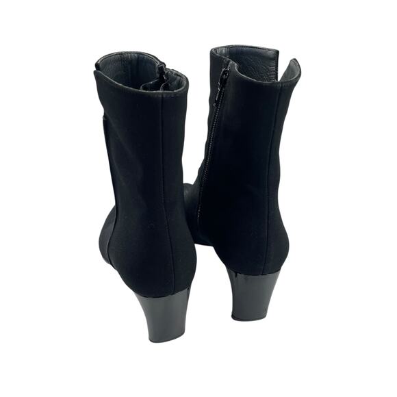 Stuart Weitzman Black Heeled Ankle Booties Womens 7 - Picture 5 of 7